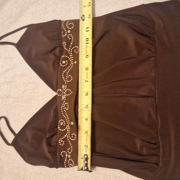 Poetry Blouse, Jr. Size Small, Brown - Picture 6 of 10